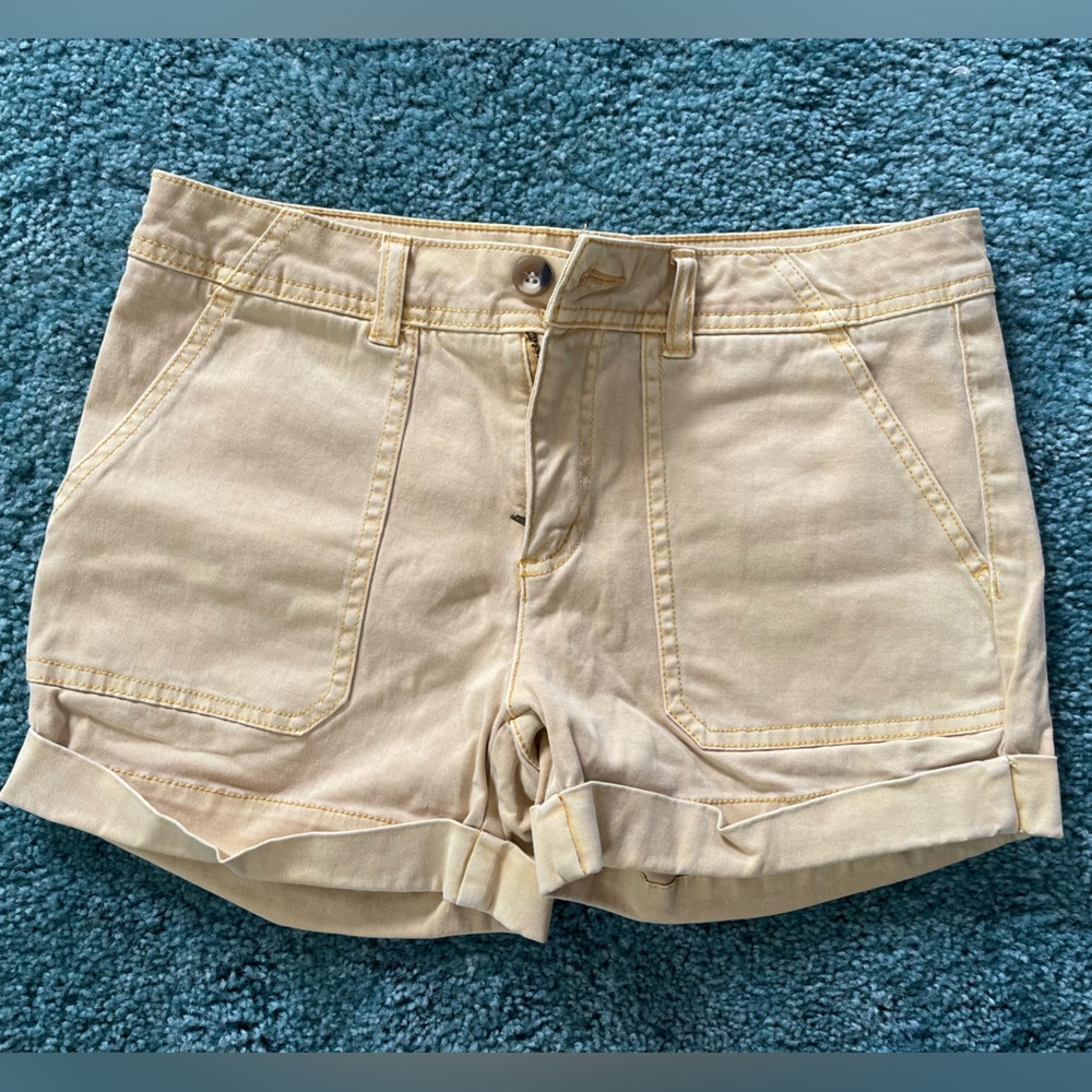 Yellow Shorts Size 4